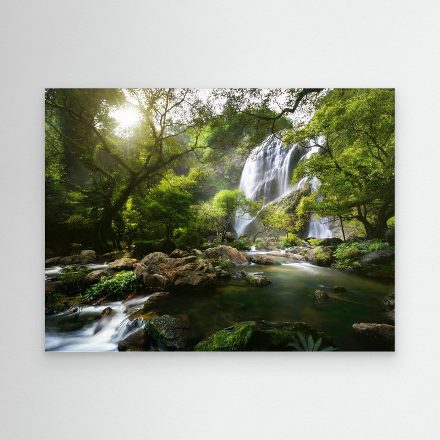 Mountain stream by Woraphon Banchobdi